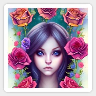 Roses Fairy Sticker